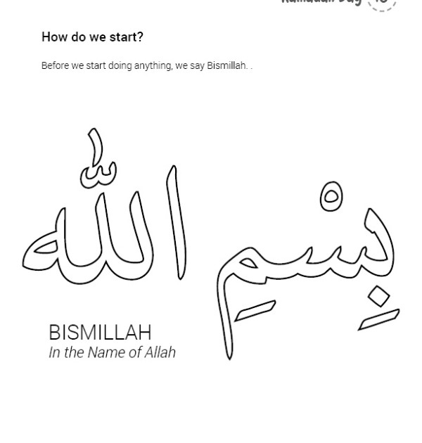 Ramadan Activity Book | Sample Day 10